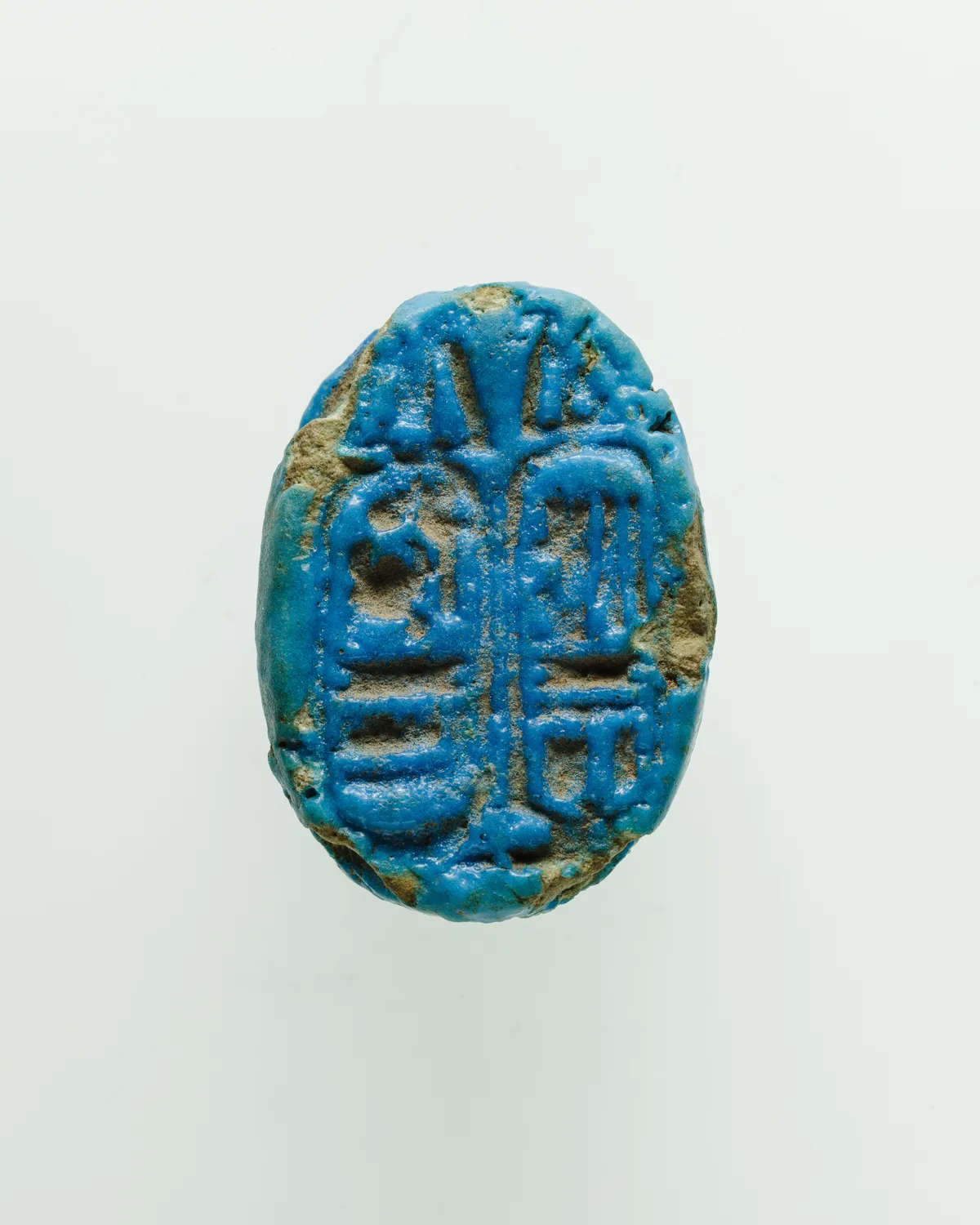 古代エジプトのスカラベ — セティ2世治世のスカラベ（Scarab of Seti II）。The Metropolitan Museum of Art所蔵のPD画像。