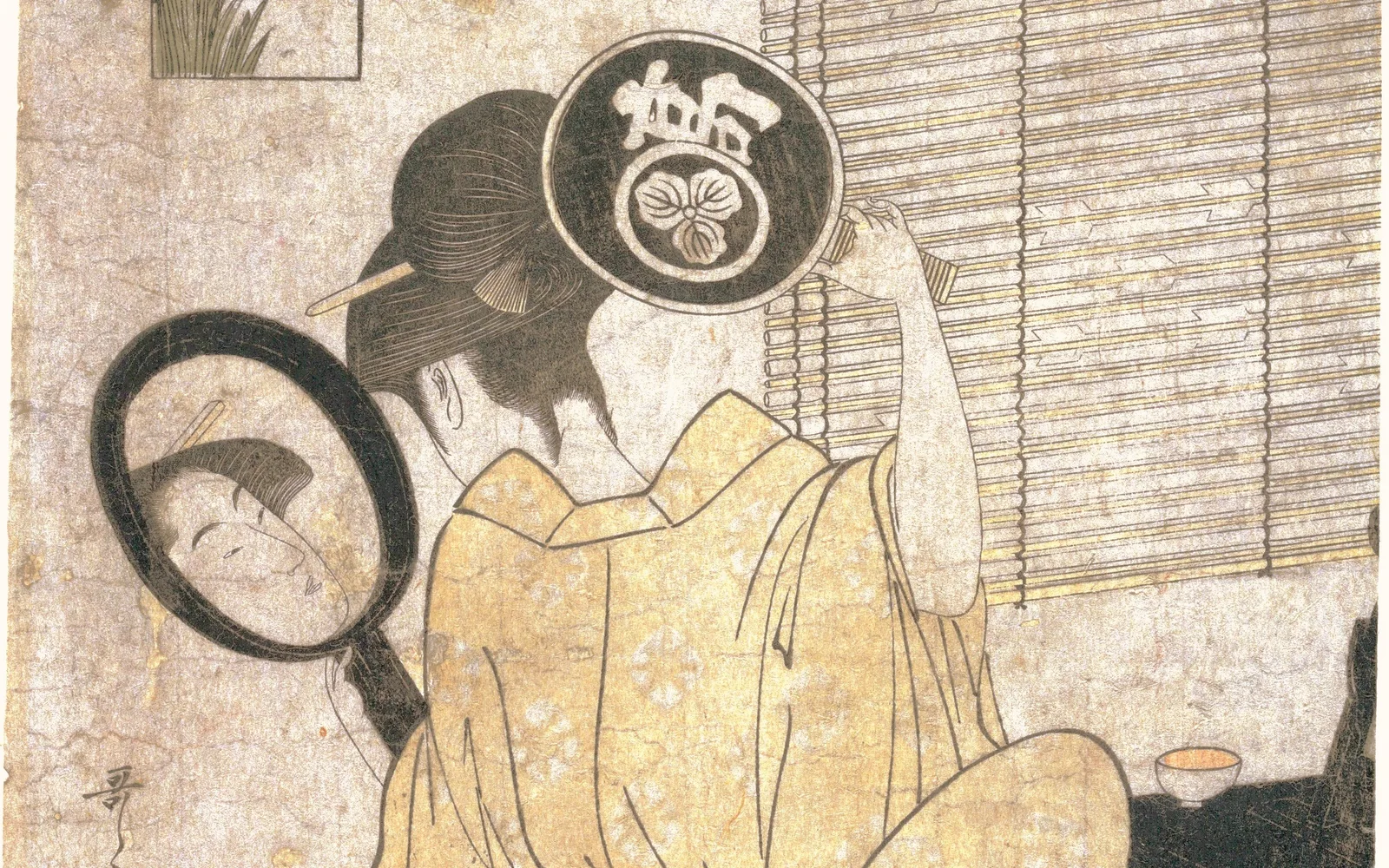 同作品を褪色と汚れを整えたデジタル補正版