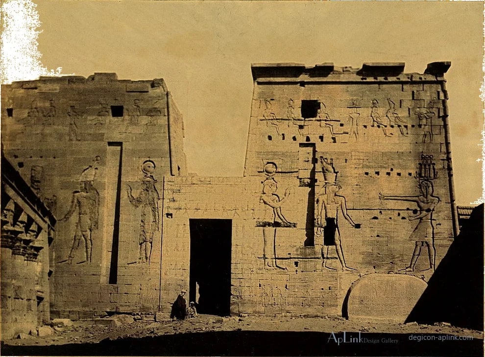 [Temple of Isis on the Island of Philae, Egypt] — カイロ／エジプトの古写真