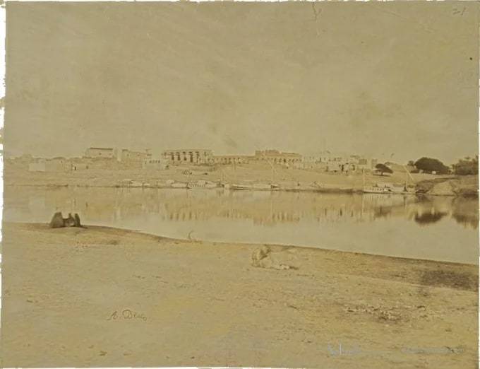 Luxor - vue générale (Thebes) — カイロ／エジプトの古写真