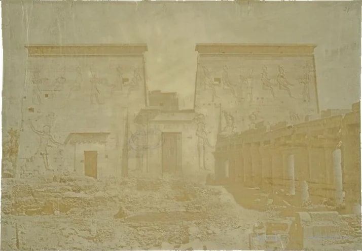 Île de Philae - pylone de Ptolomée — カイロ／エジプトの古写真