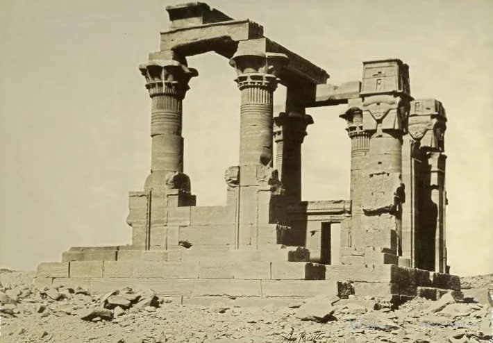 Nubie: Kardassy, Temple d'Isis — カイロ／エジプトの古写真