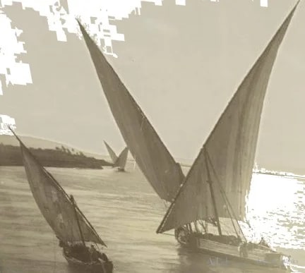 Vue du Nile — カイロ／エジプトの古写真