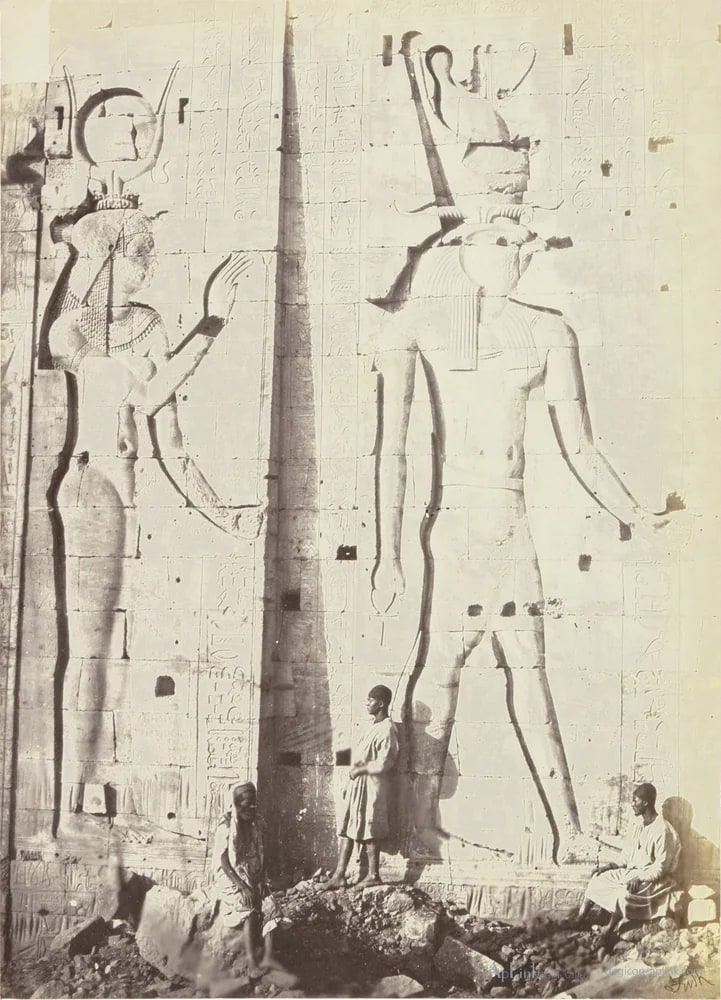 Reliëfs op het eiland Philae — カイロ／エジプトの古写真