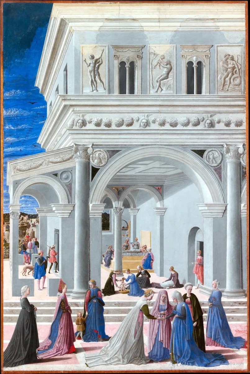 The Birth of the Virgin — フィレンツェの古写真