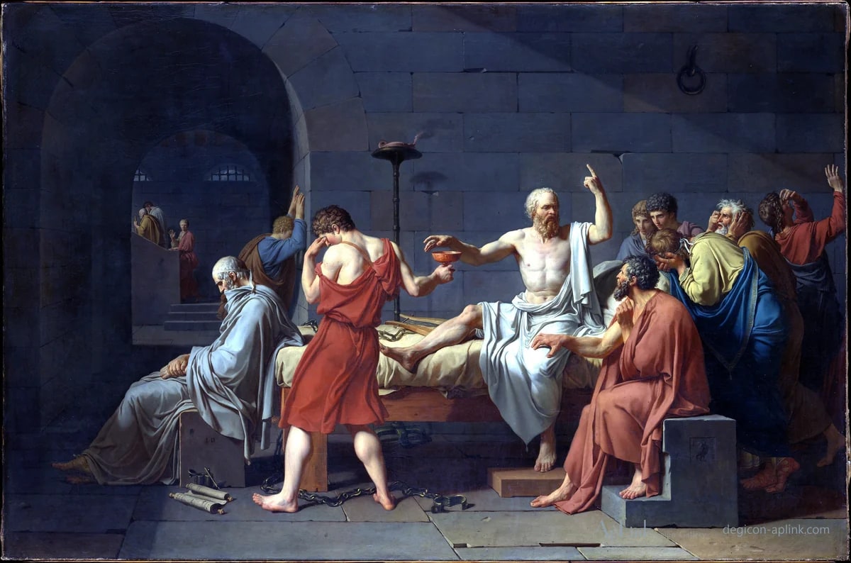 The Death of Socrates — フィレンツェの古写真