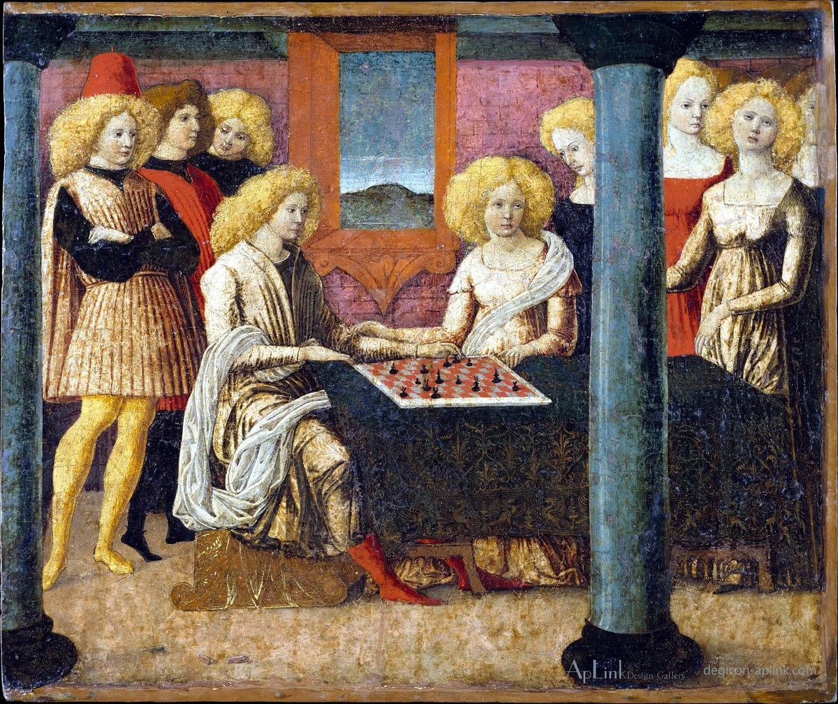 The Chess Players — フィレンツェの古写真