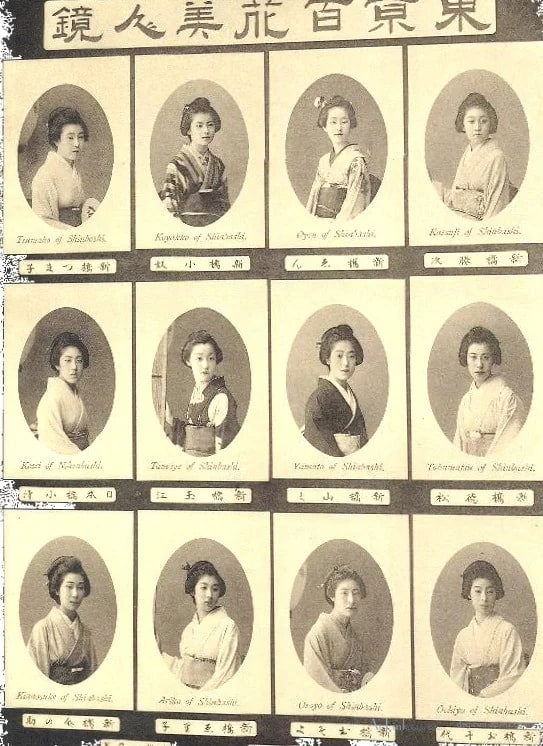 Tokyo Hyaku Bijin — plate 06 — 日本（幕末・明治）の手彩色写真