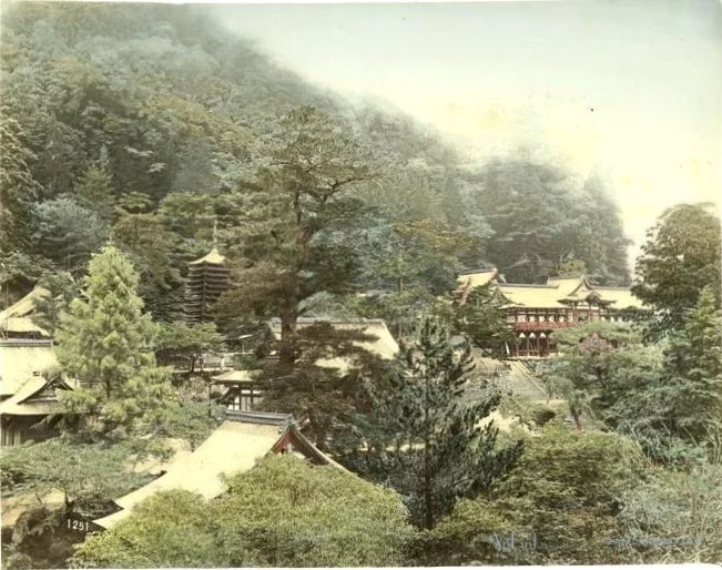 Tonomine at Yamato — 日本（幕末・明治）の手彩色写真