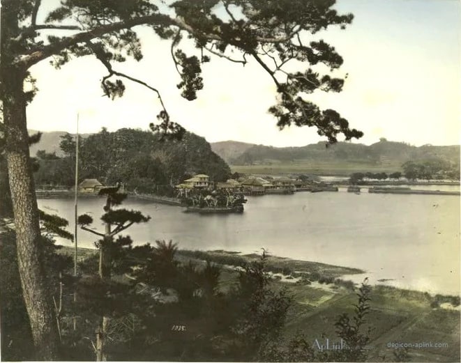 View of Kanasawa — 日本（幕末・明治）の手彩色写真