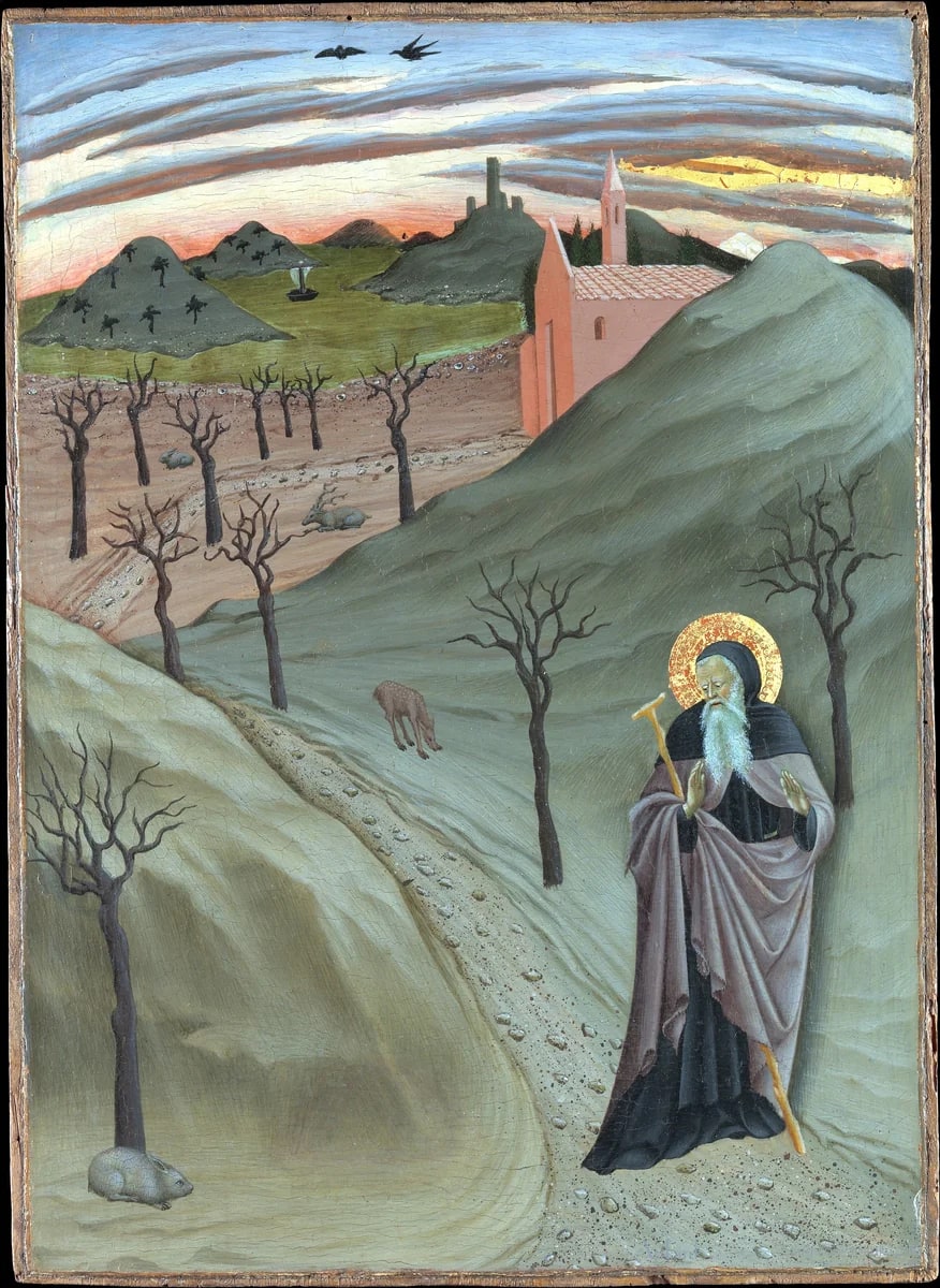 Saint Anthony the Abbot in the Wilderness — パリの古写真