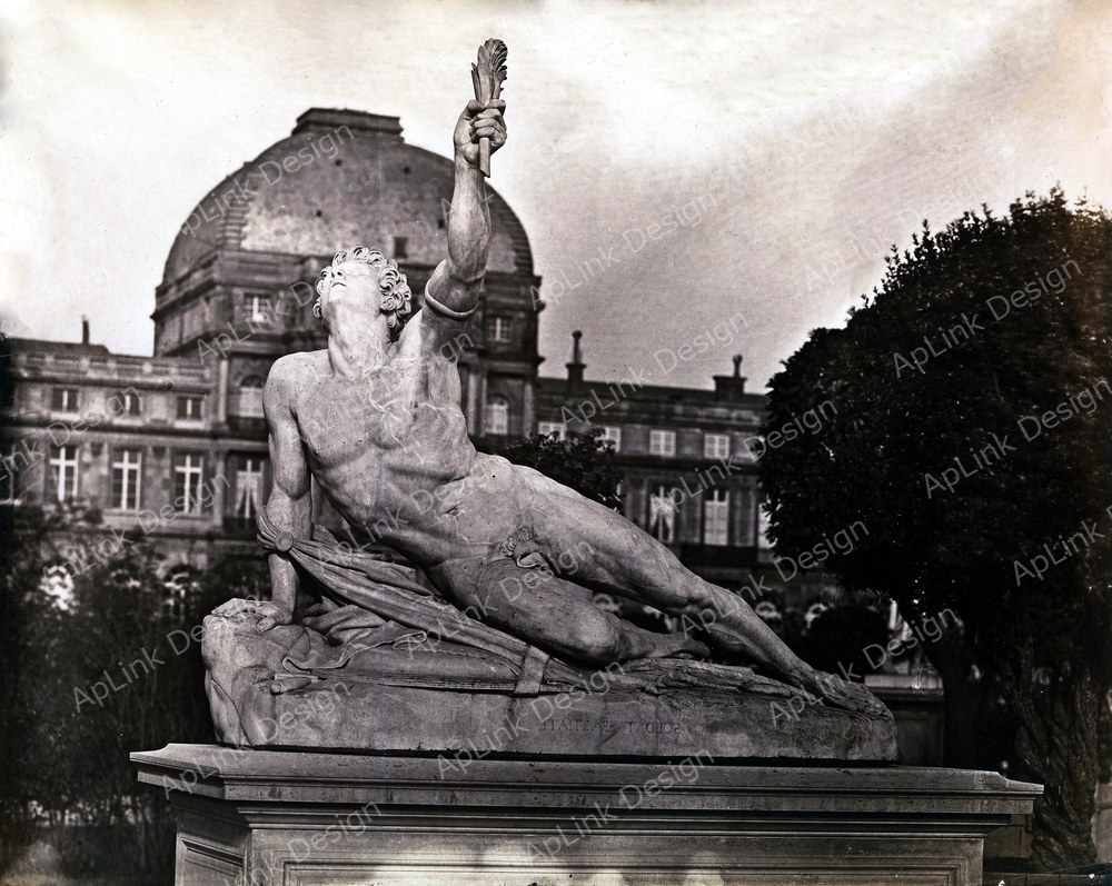 Charles Nègre, Spartan Soldier, 1859.jpg — パリの古写真