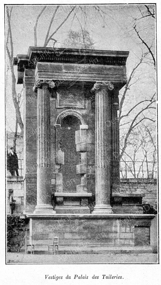 Clément Maurice Paris en plein air, BUC, 1897,059 Vestiges du Palais des Tuileries.jpg — パリの古写真