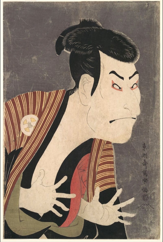 江戸浮世絵をモチーフにした背景